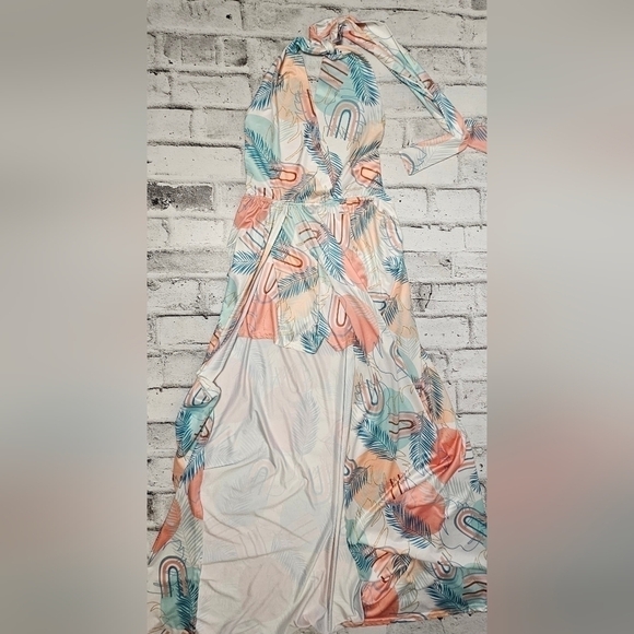 CBR Halter Romper / Maxi Dress - Picture 4 of 8